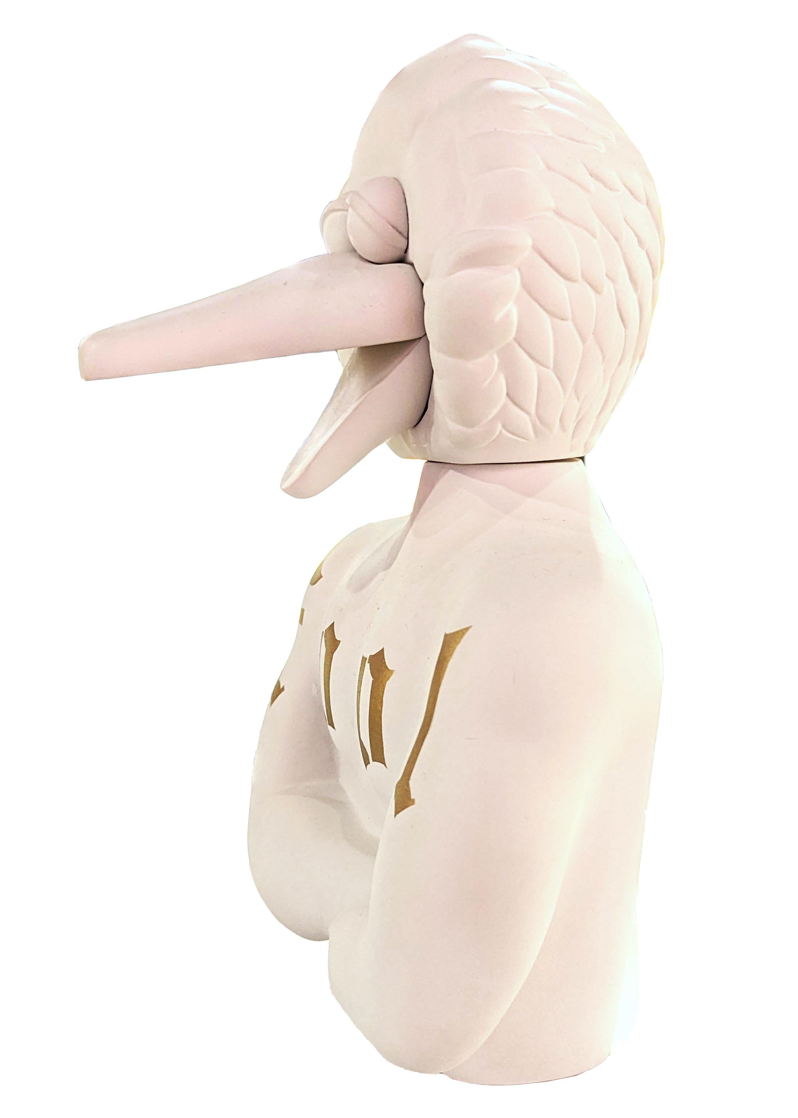 “Big Bad Bird” Contemporary Resin Pop Culture Sesame Street Character Sculpture For Sale 1