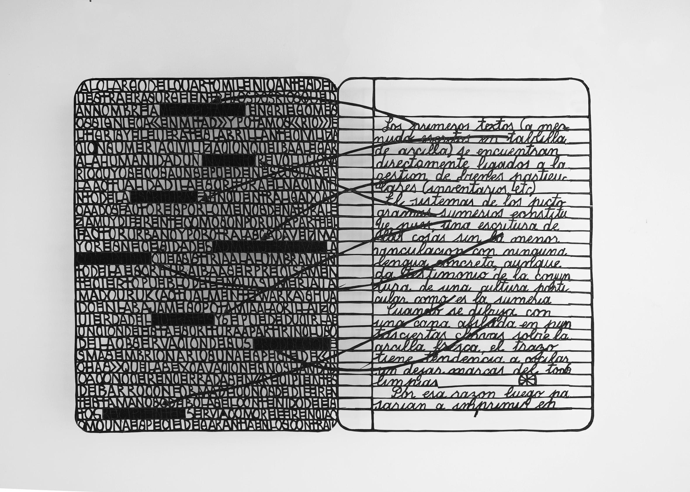 Storia della scrittura (origenes) - Mixed Media Art di Pablo Lehmann