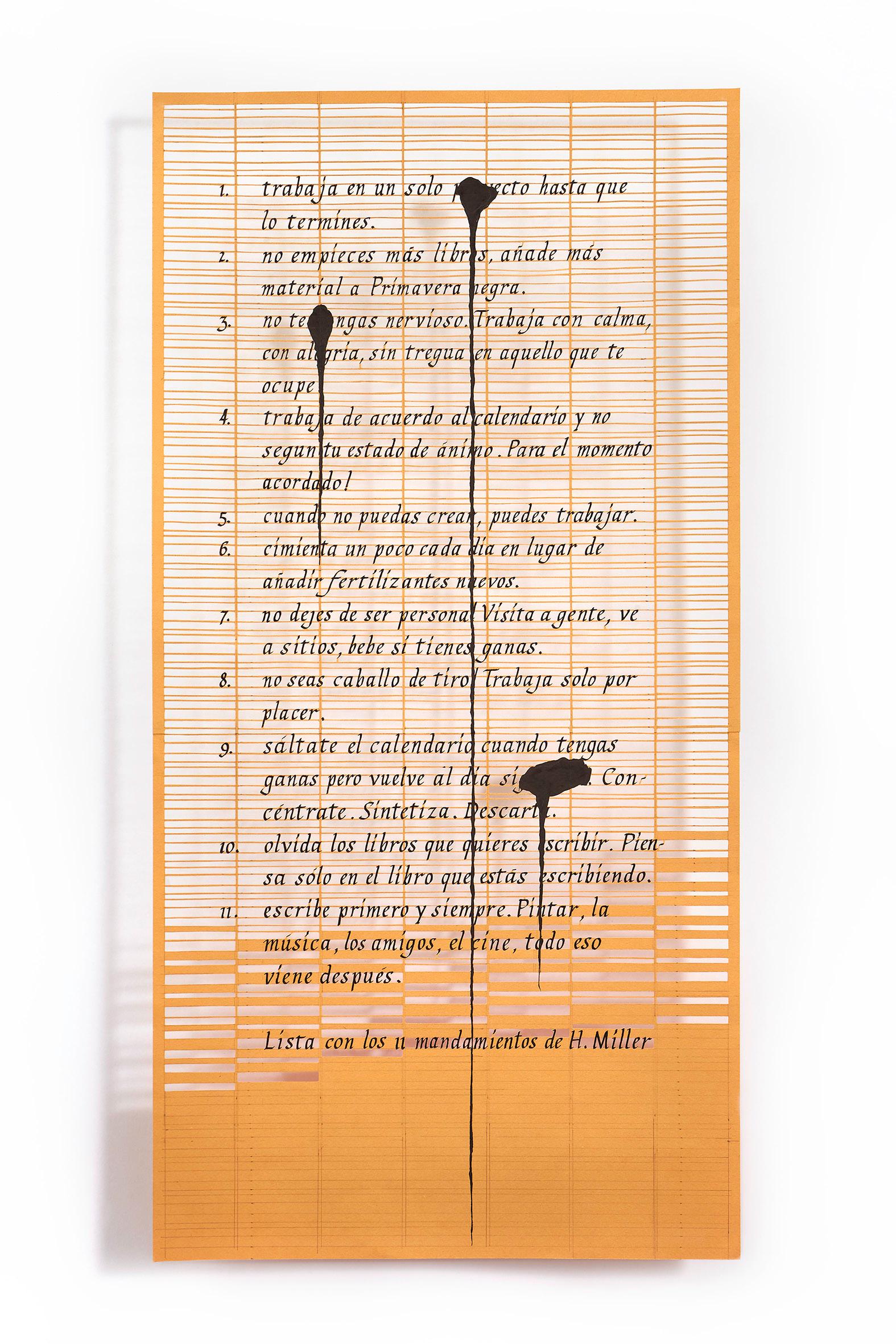 Lista de Henry Miller - Mixed Media Art by Pablo Lehmann