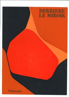 Cover for Derriere le Miroir no.137 - Original Lithograph by P- Palazuelo - 1963