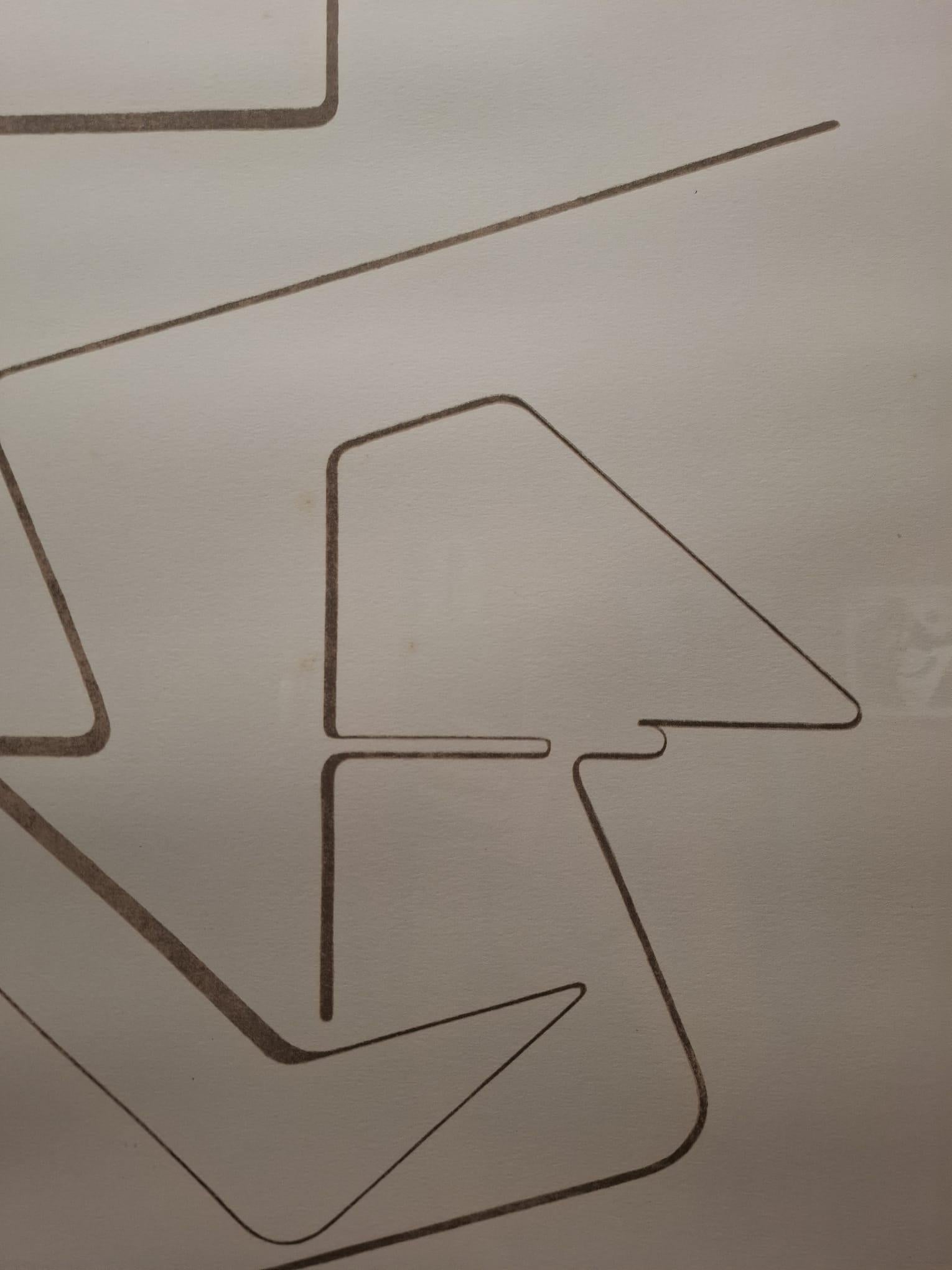 Logotipo II - Abstract Geometric Print by Pablo Palazuelo
