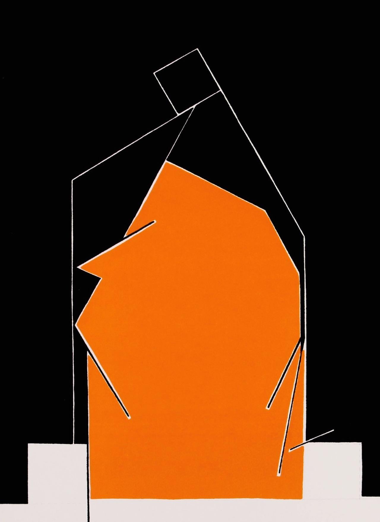 Pablo Palazuelo, Untitled, from Derriere le Miroir, 1970