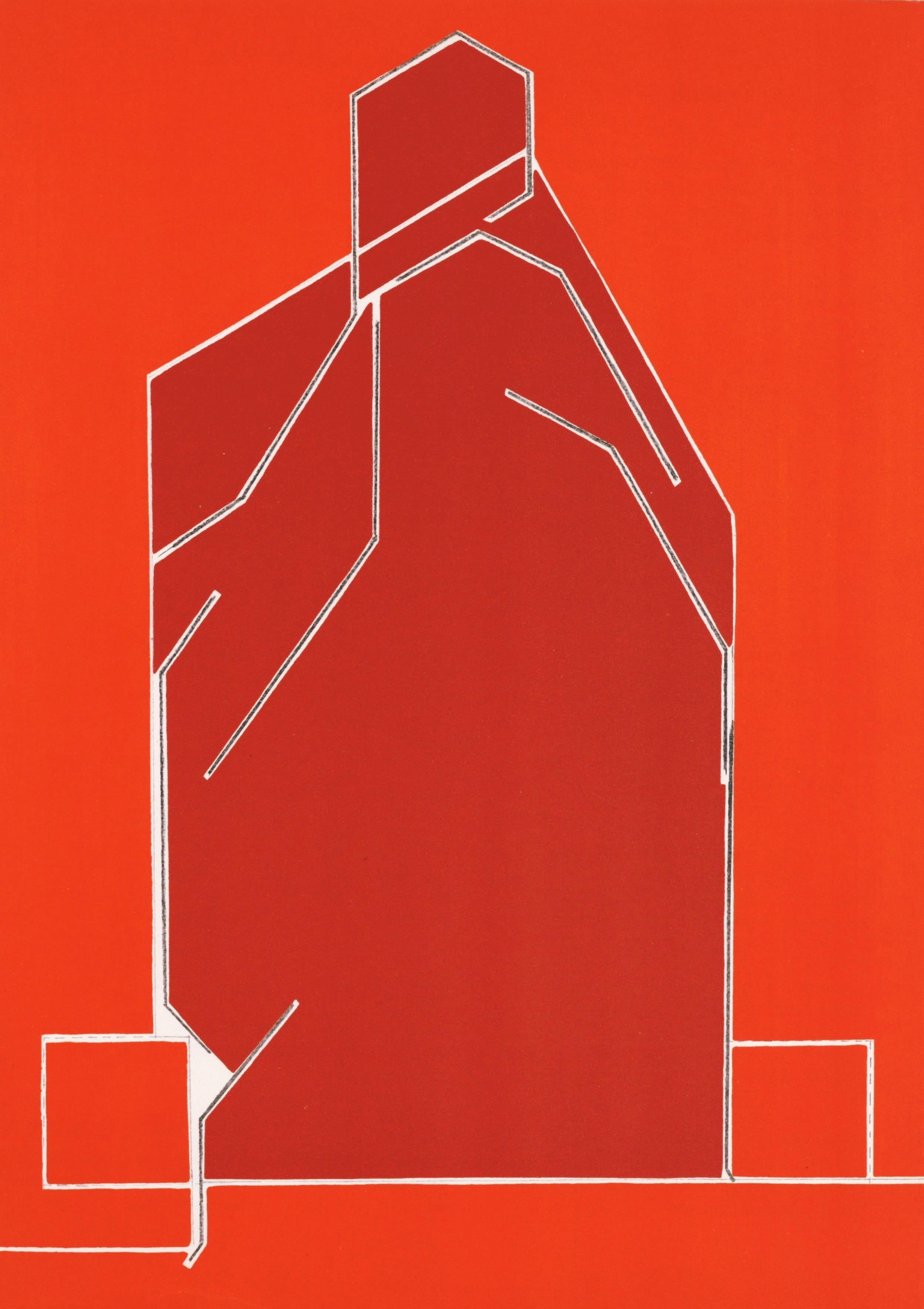 Pablo Palazuelo, Untitled, from Derriere le Miroir, 1970