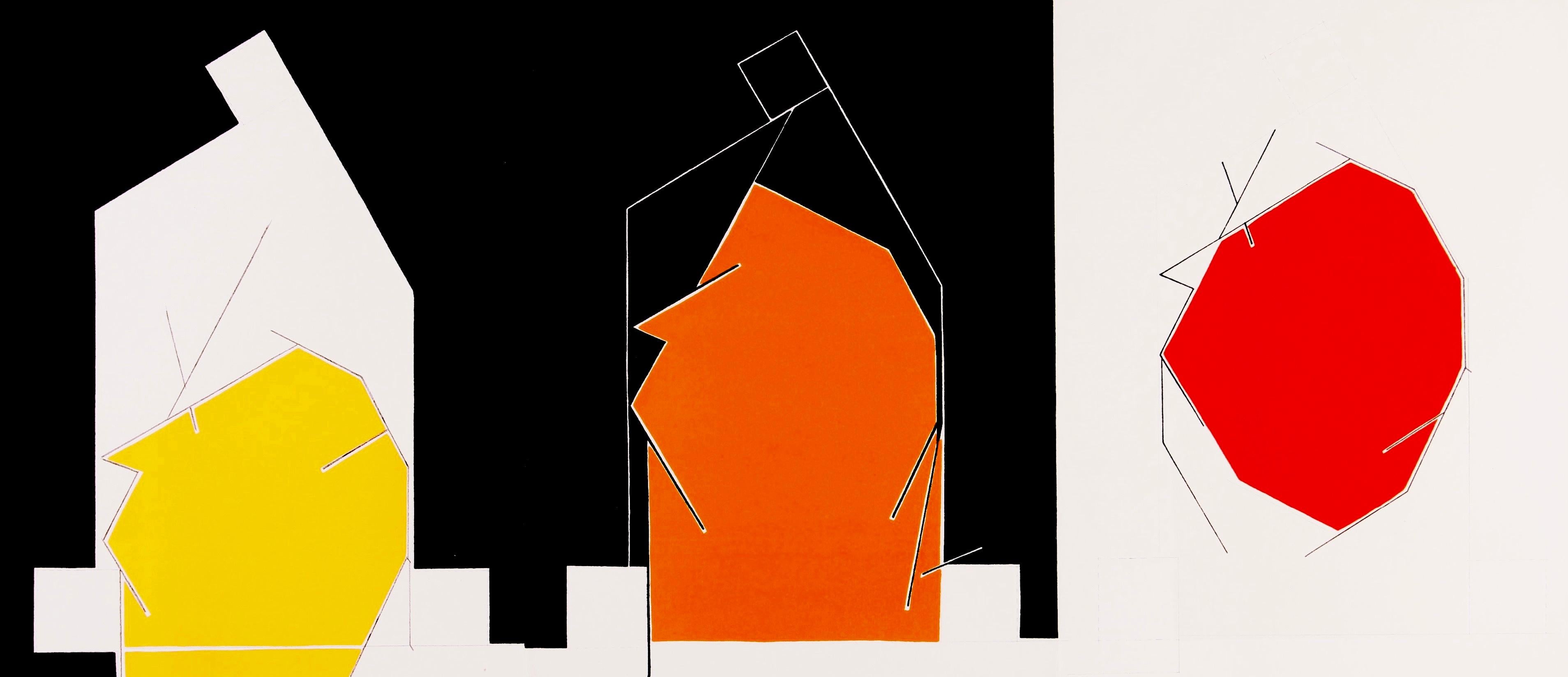 Pablo Palazuelo, Untitled, from Derriere le Miroir, 1970