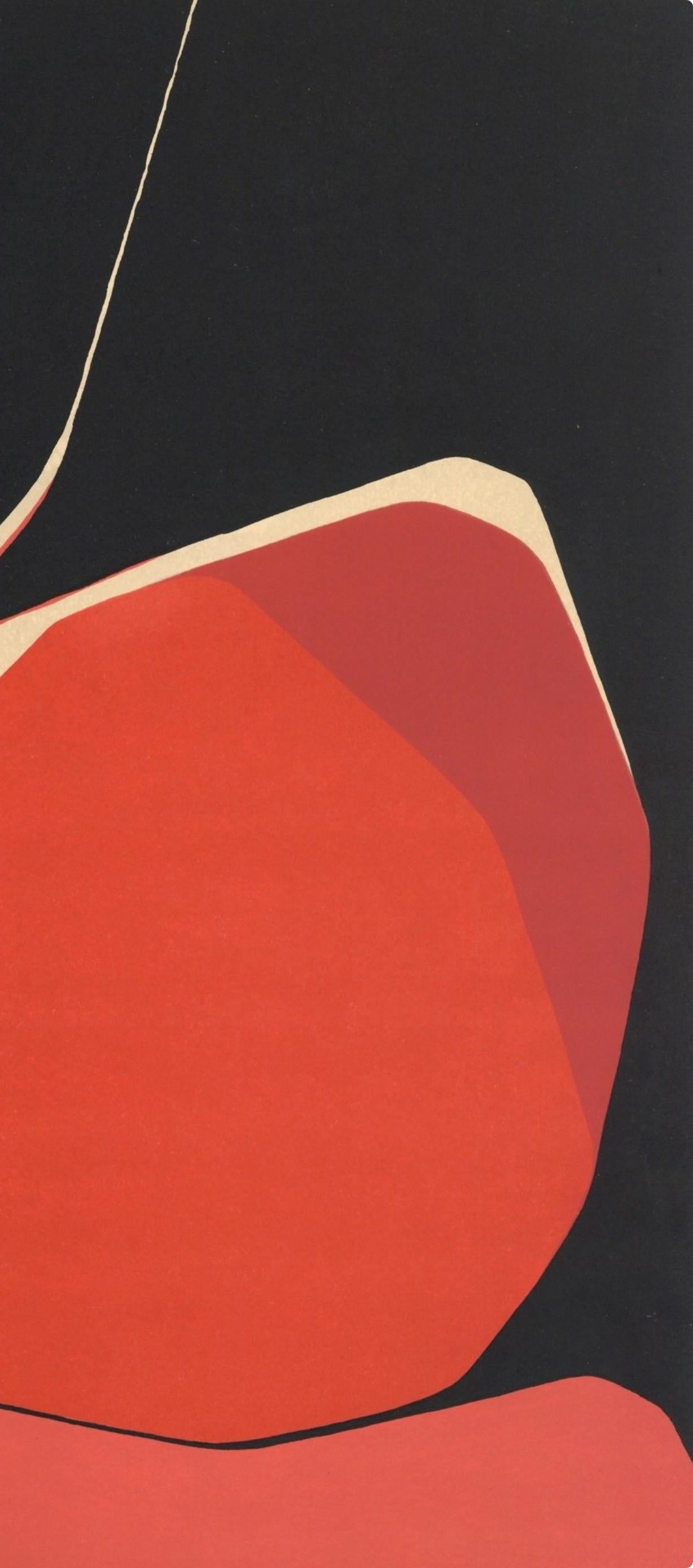 Palazuelo, Composition, Derrière le miroir (d'après) - Print de Pablo Palazuelo