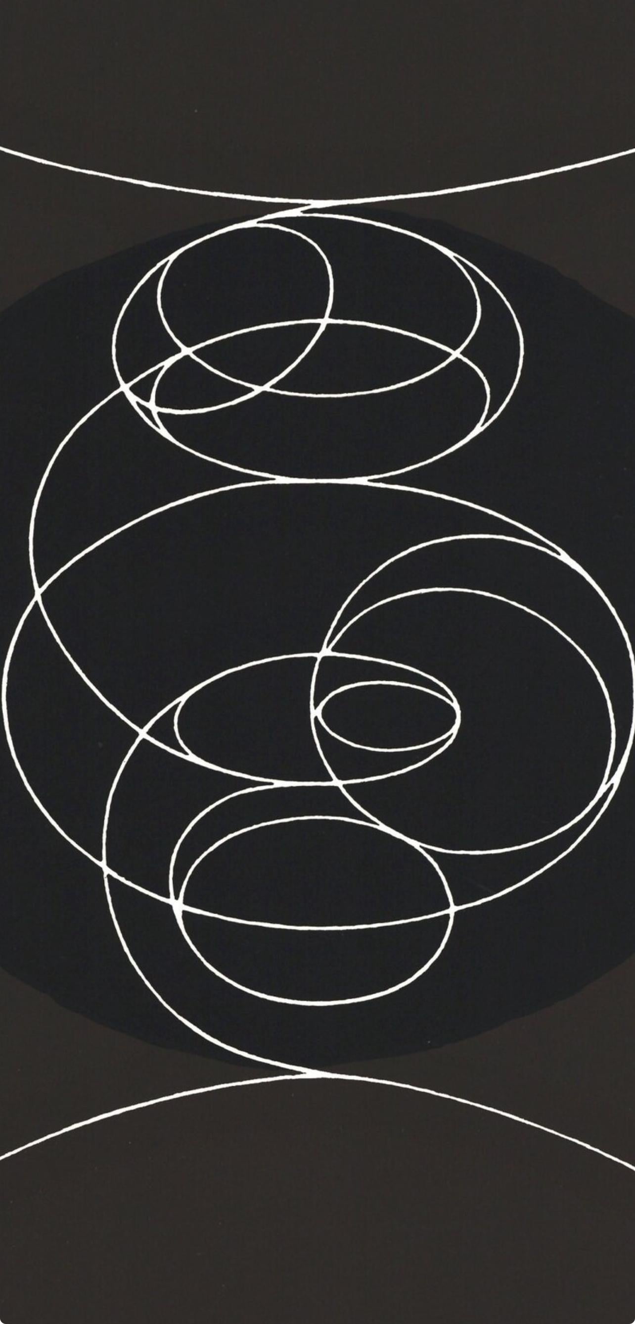 Palazuelo, Composition, Derrière le miroir (d'après) - Print de Pablo Palazuelo