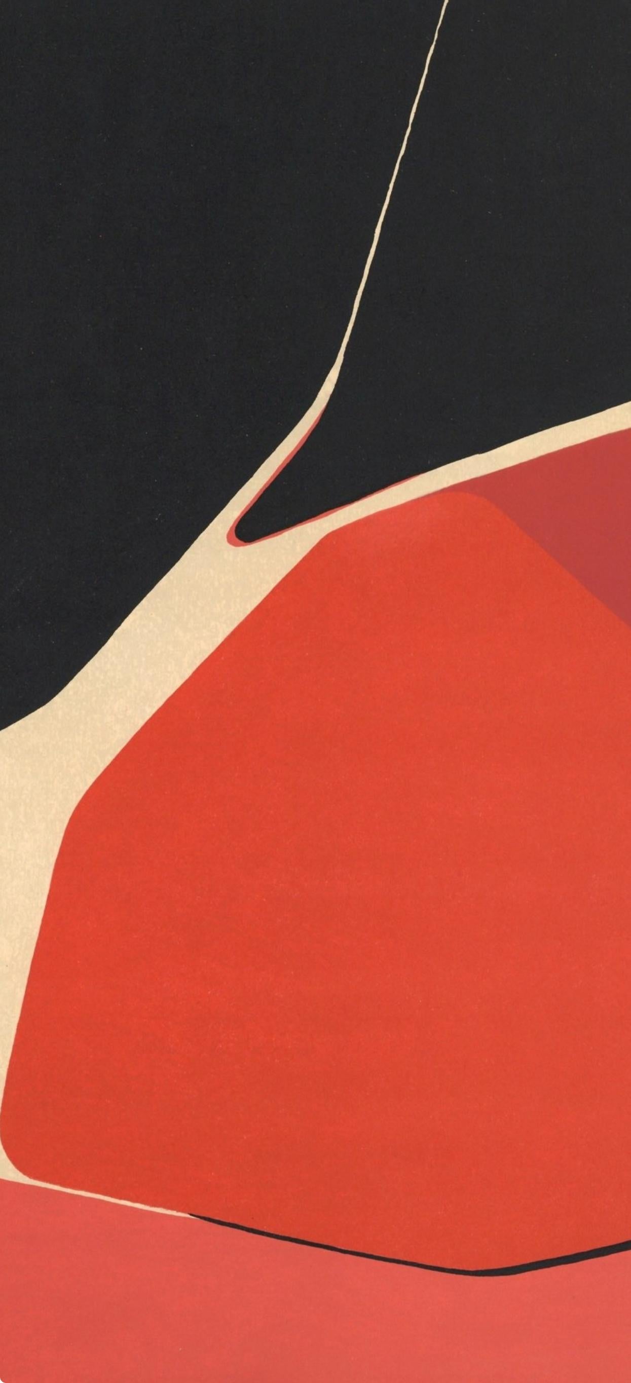 Palazuelo, Composition, Derrière le miroir (d'après) - Expressionniste Print par Pablo Palazuelo
