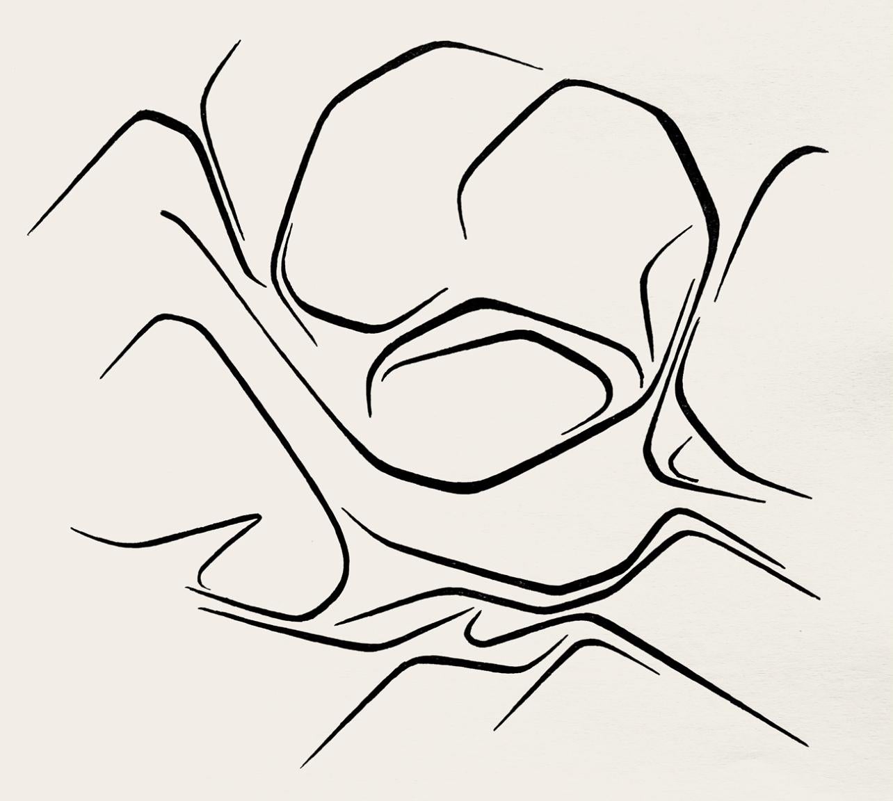Pablo Palazuelo Landscape Print - Palazuelo, Composition, Derrière le miroir (after)