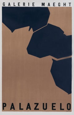 "Palazuelo - Galerie Maeght" Abstract Original Vintage Exhibition Poster