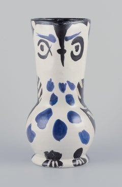 Pablo Picasso (1881-1973) Krug „Cruchon Hibou“ aus glasiertem Steingut.