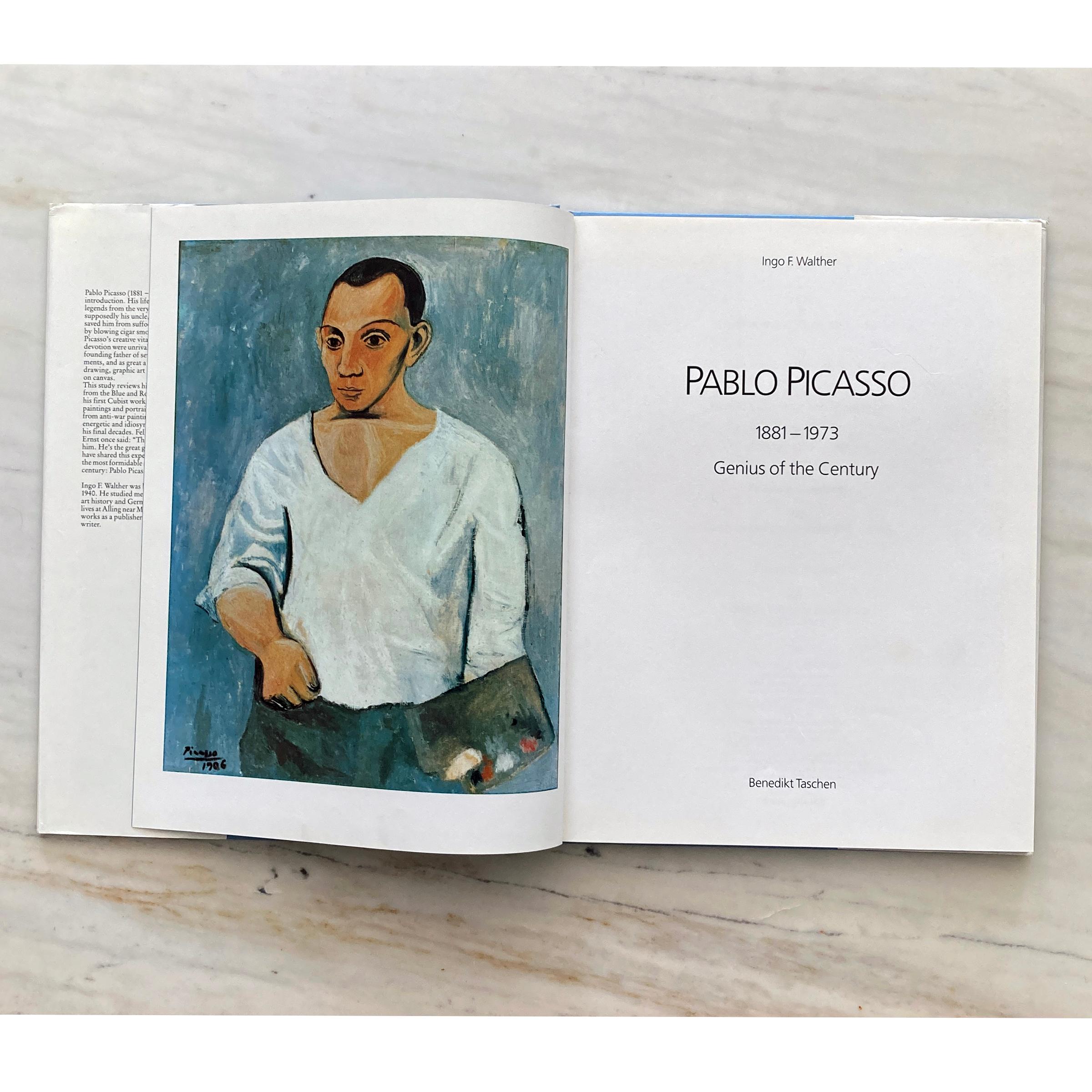 Pablo Picasso: 1881-1973 Genius of the Century Book, Printed in Germany, 1986 In Good Condition For Sale In New York, NY