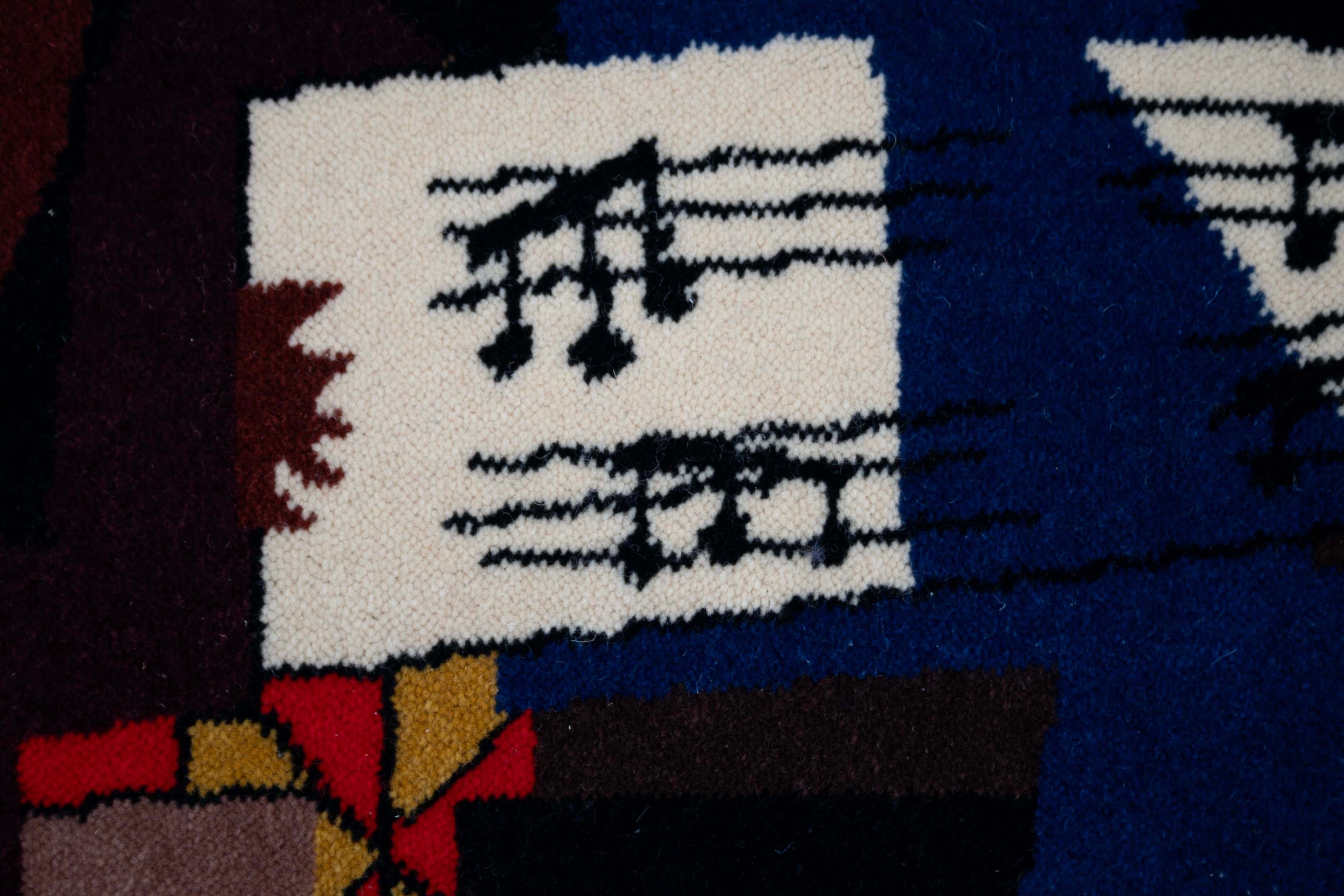 Pablo Picasso 3 Musicians Limited-Edition 172/500 Rug or Wall Hanging by Desso 1