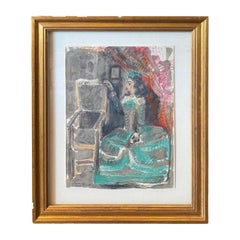 Pablo Picasso (After) Framed Lithograph Print Toros y Toreros 38