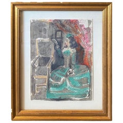 Pablo Picasso (After) Framed Lithograph Print Toros y Toreros 38