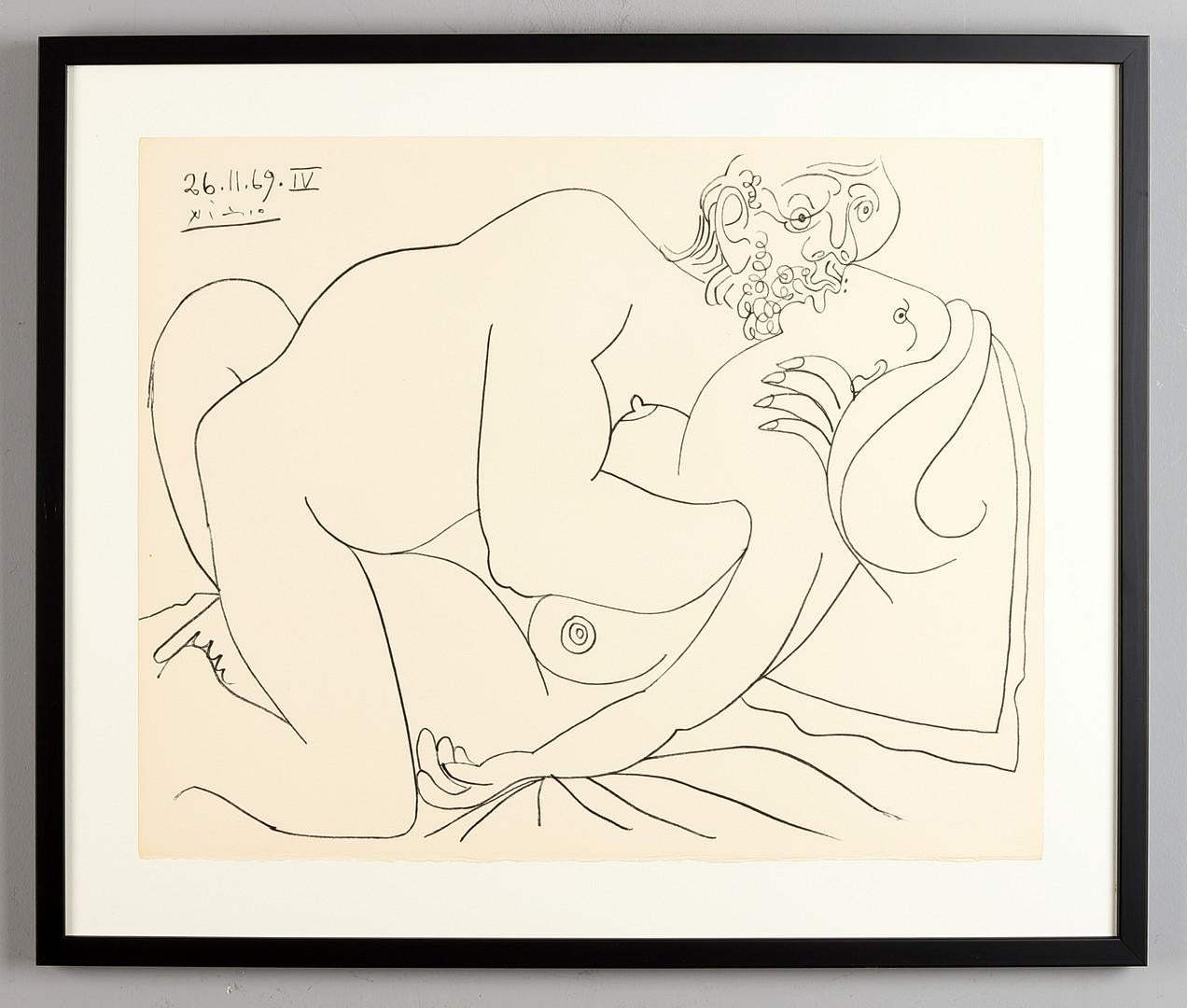 Picasso Pablo Picasso „nach“ von Au Baiser d'Avignon Nr. 2 im Zustand „Gut“ im Angebot in Vienna, AT
