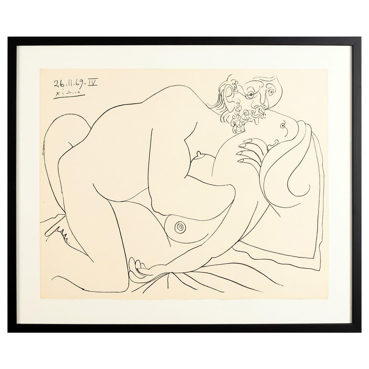 Pablo Picasso 'after' from Au Baiser d'Avignon Nr. 2 For Sale