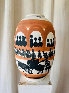 Pablo Picasso, Arène, 1958, Vase tourné, edizione Madoura.
