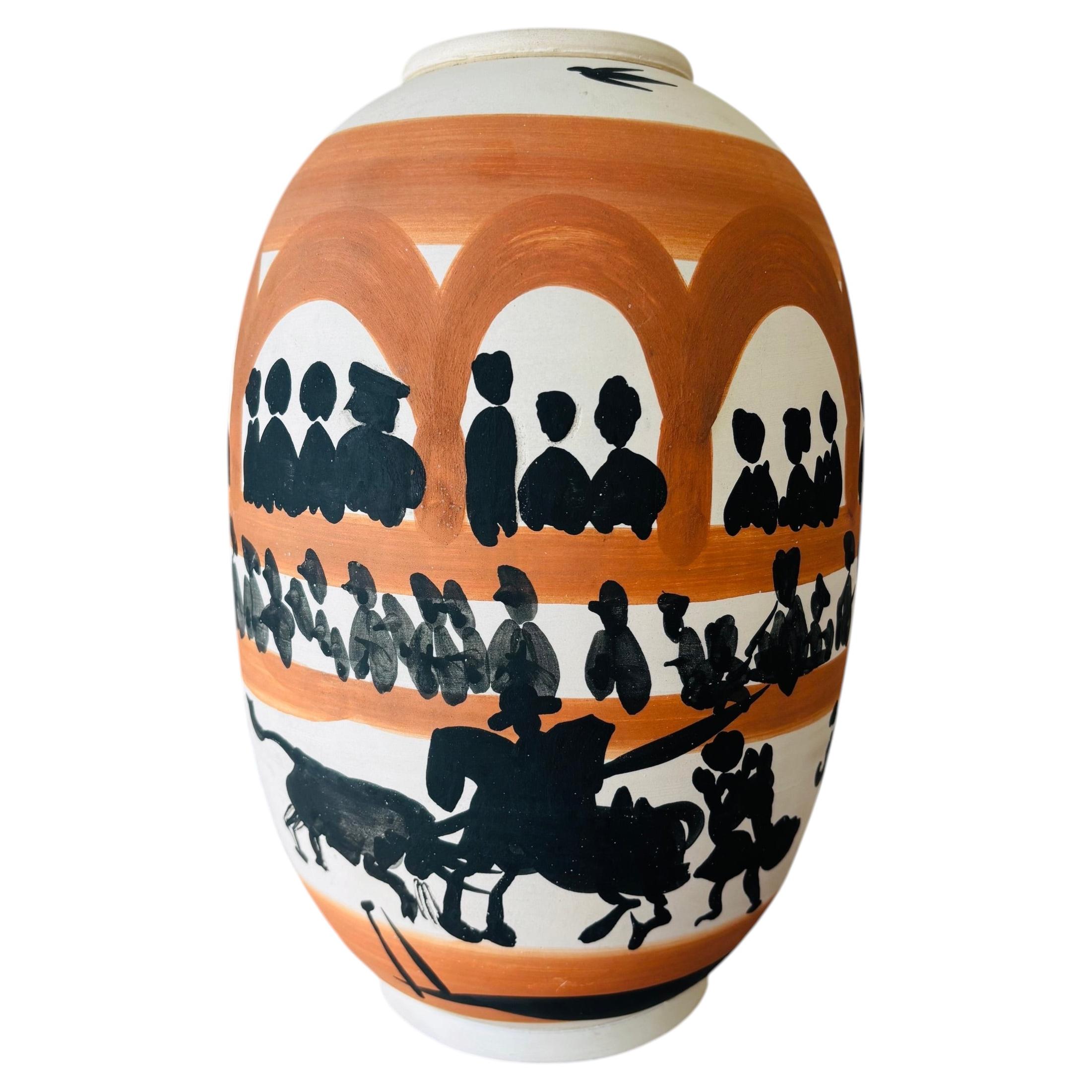 Pablo Picasso, Arène, 1958, Vase tourné, edizione Madoura.