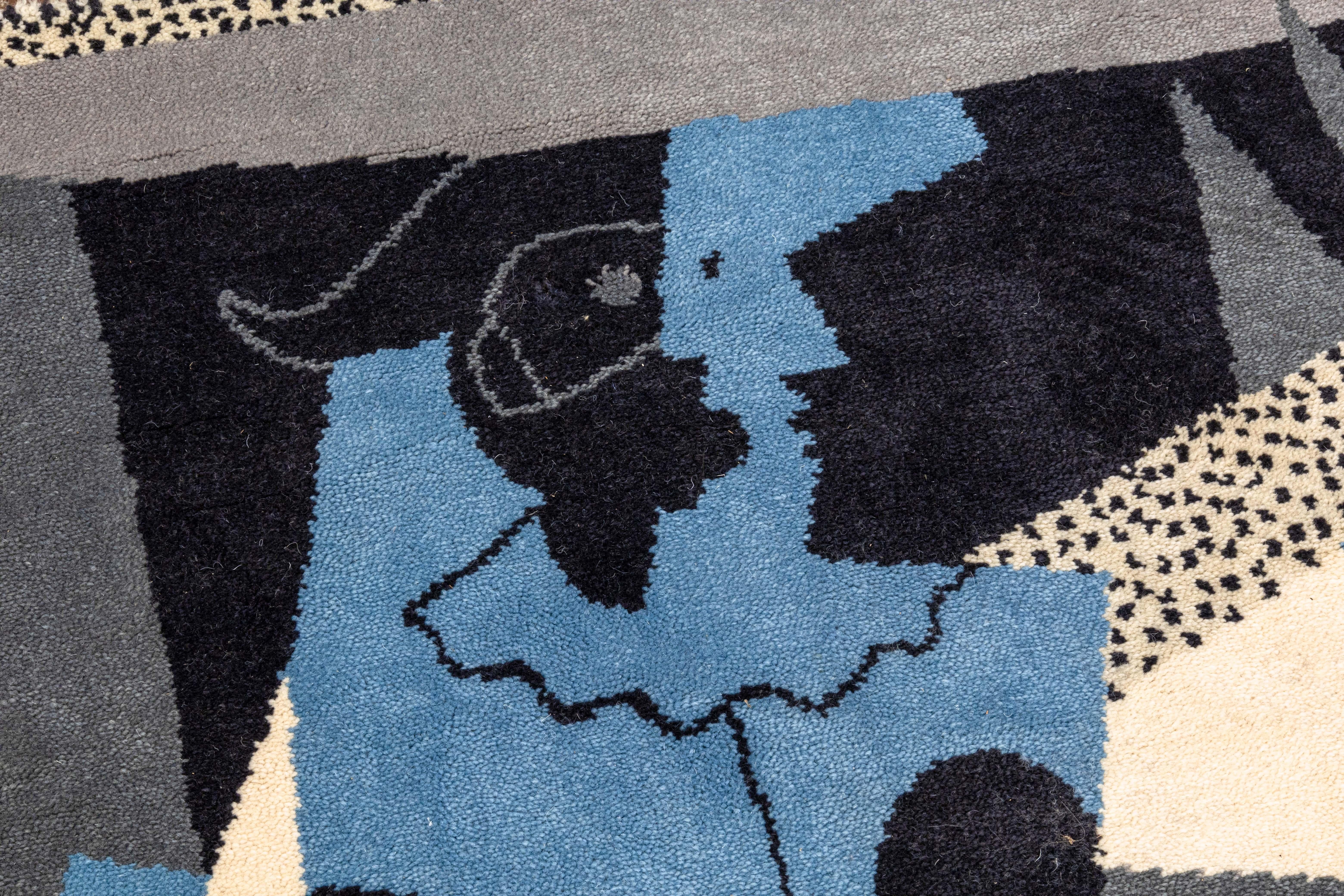 A rare, limited-edition rug or wall hanging featuring the famous Pablo Picasso painting 