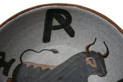 Pablo Picasso -bull, Ceramic Bowl