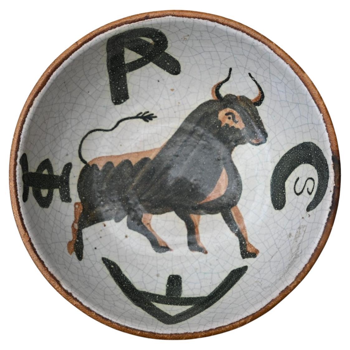 Pablo Picasso -bull, Ceramic Bowl