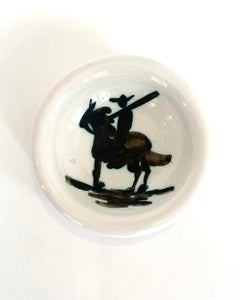 Pablo Picasso Ceramic Dish Editions Madoura Picador circa 1952