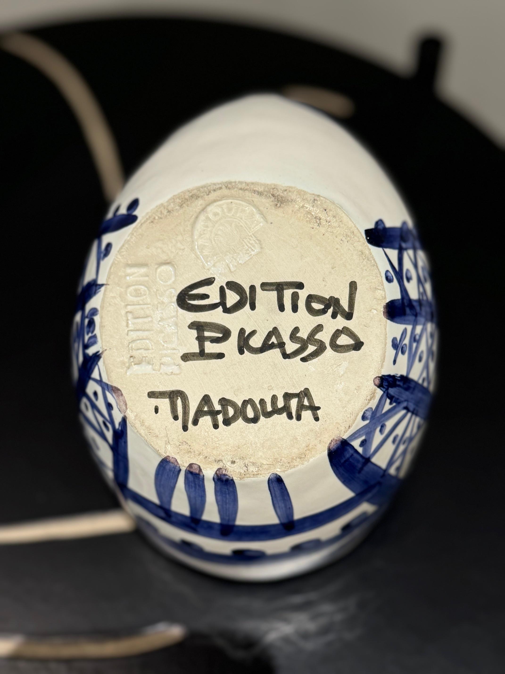 Pablo Picasso Ceramic Edition Madoura , Sujet poule 1954 For Sale 1