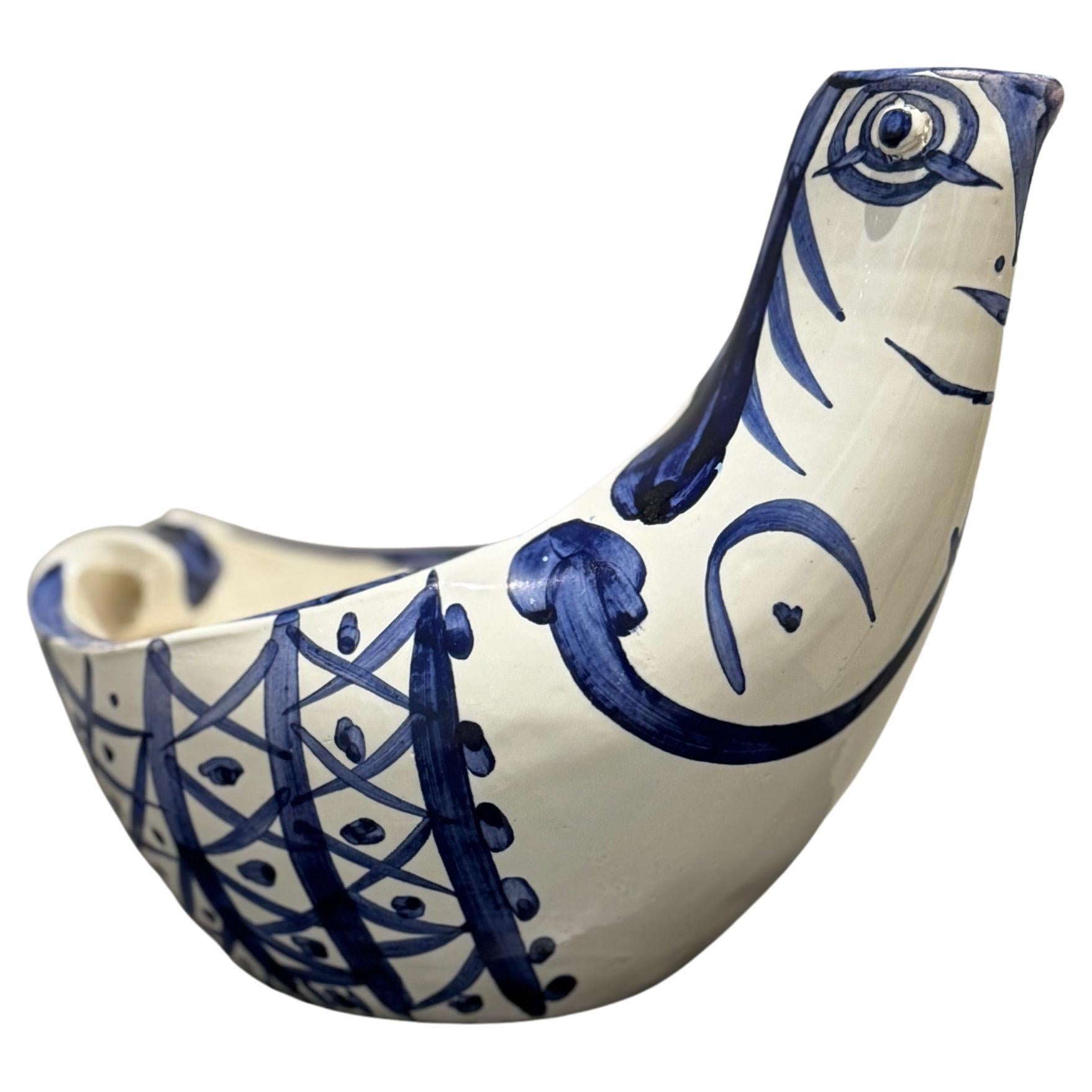 Pablo Picasso Ceramic Edition Madoura , Sujet poule 1954 For Sale