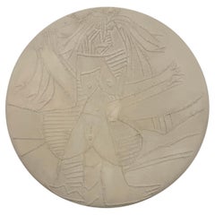 Pablo Picasso Ceramic 'Femme Echevelee' 'AR 510' Madoura Edition 20/100