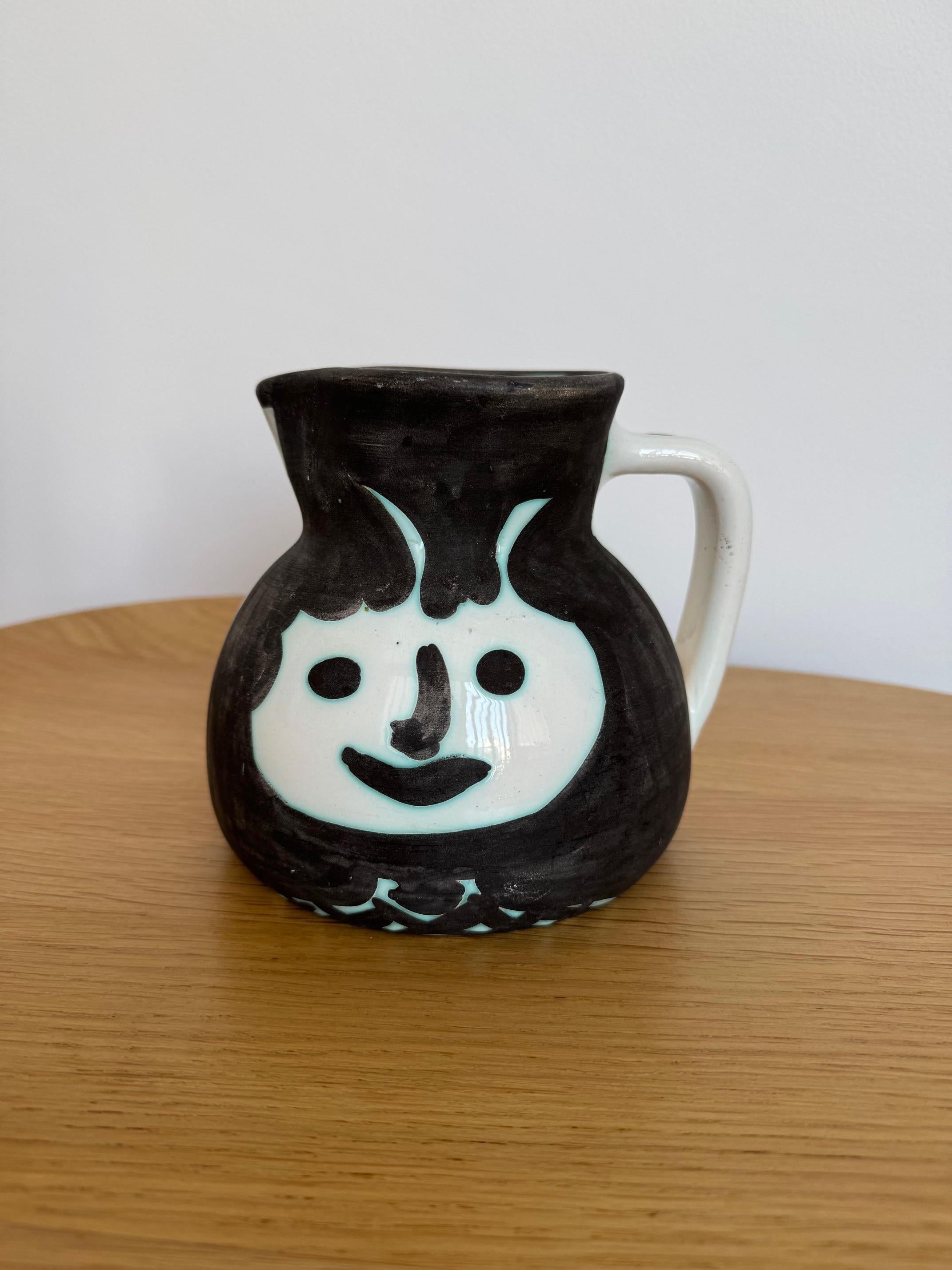 Metà XX secolo Pablo Picasso - Brocca in ceramica  