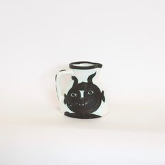 Pablo Picasso Ceramic Pitcher Tetes Visages Editions Picasso Madoura