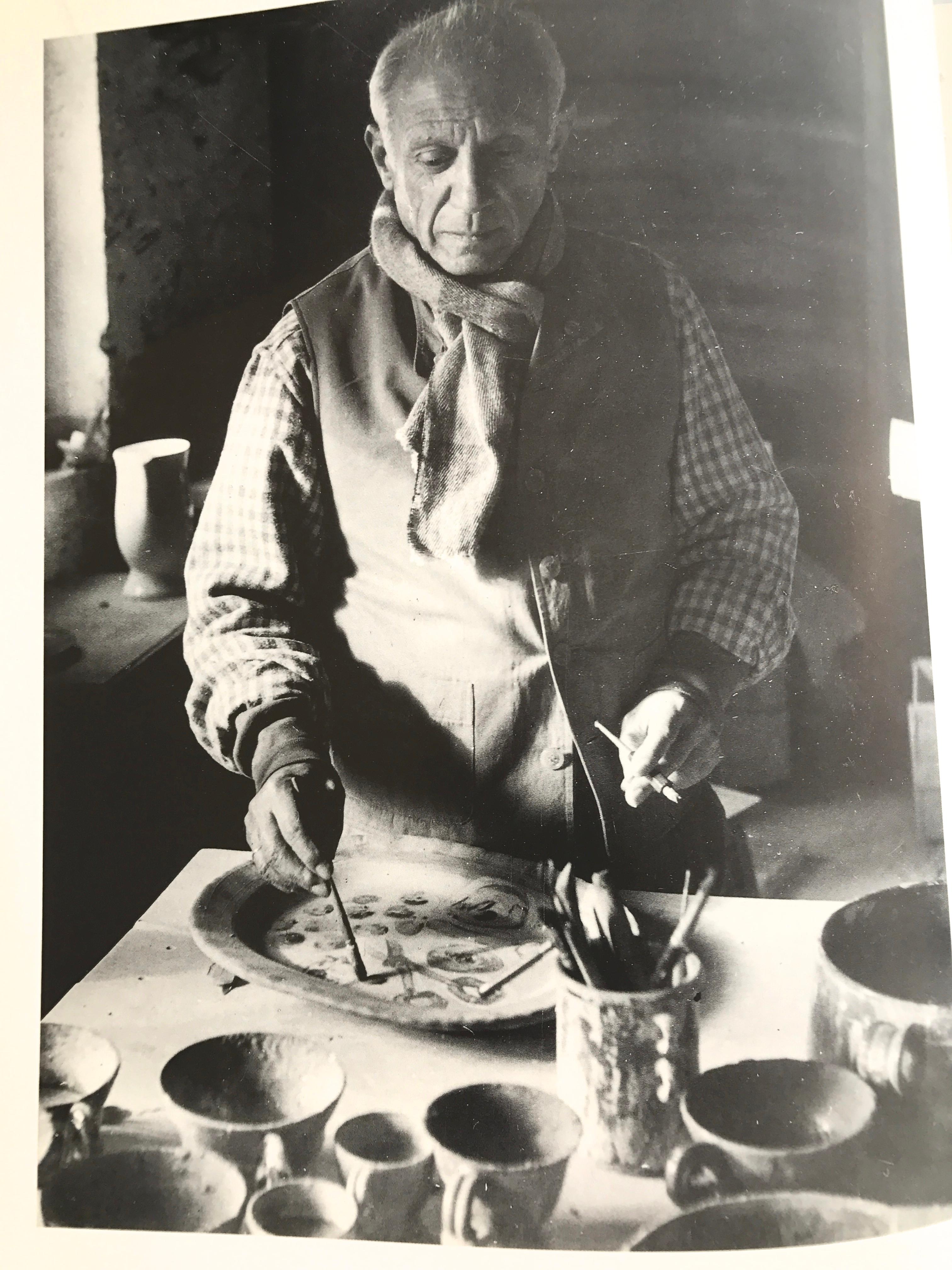 Glazed Pablo Picasso Ceramic Plate 