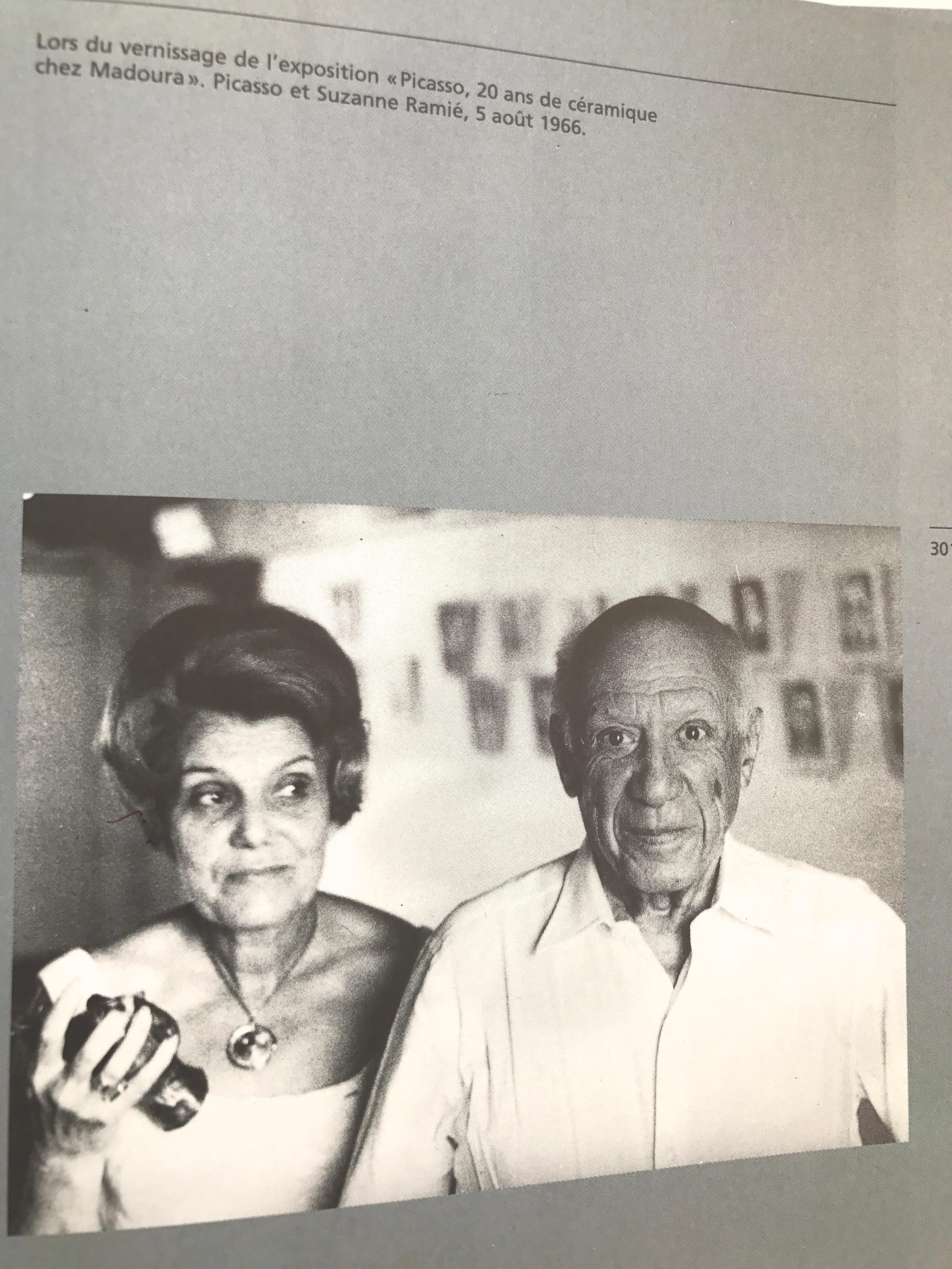 20th Century Pablo Picasso Ceramic Plate 