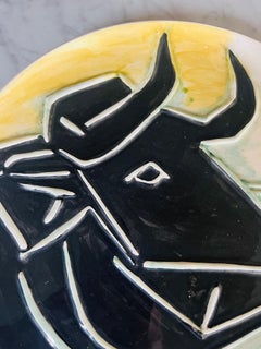 Pablo Picasso ceramic plate signed and numbered edition 80/200