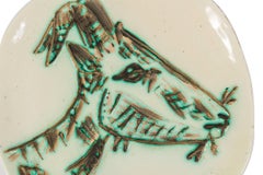 Keramikteller "Tete de Chevre de Profil" von Pablo Picasso für Madoura, Frankreich, 1950