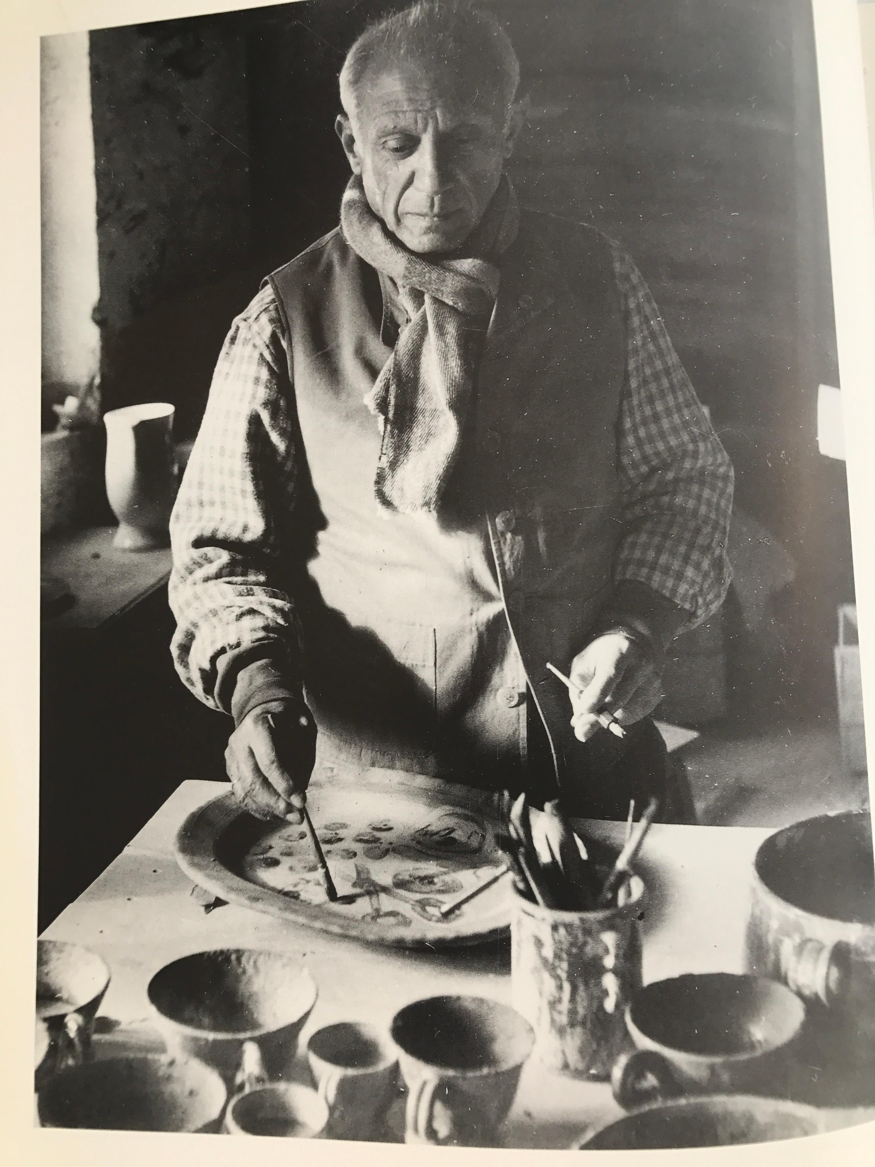 Glazed Pablo Picasso Ceramics Bowl 