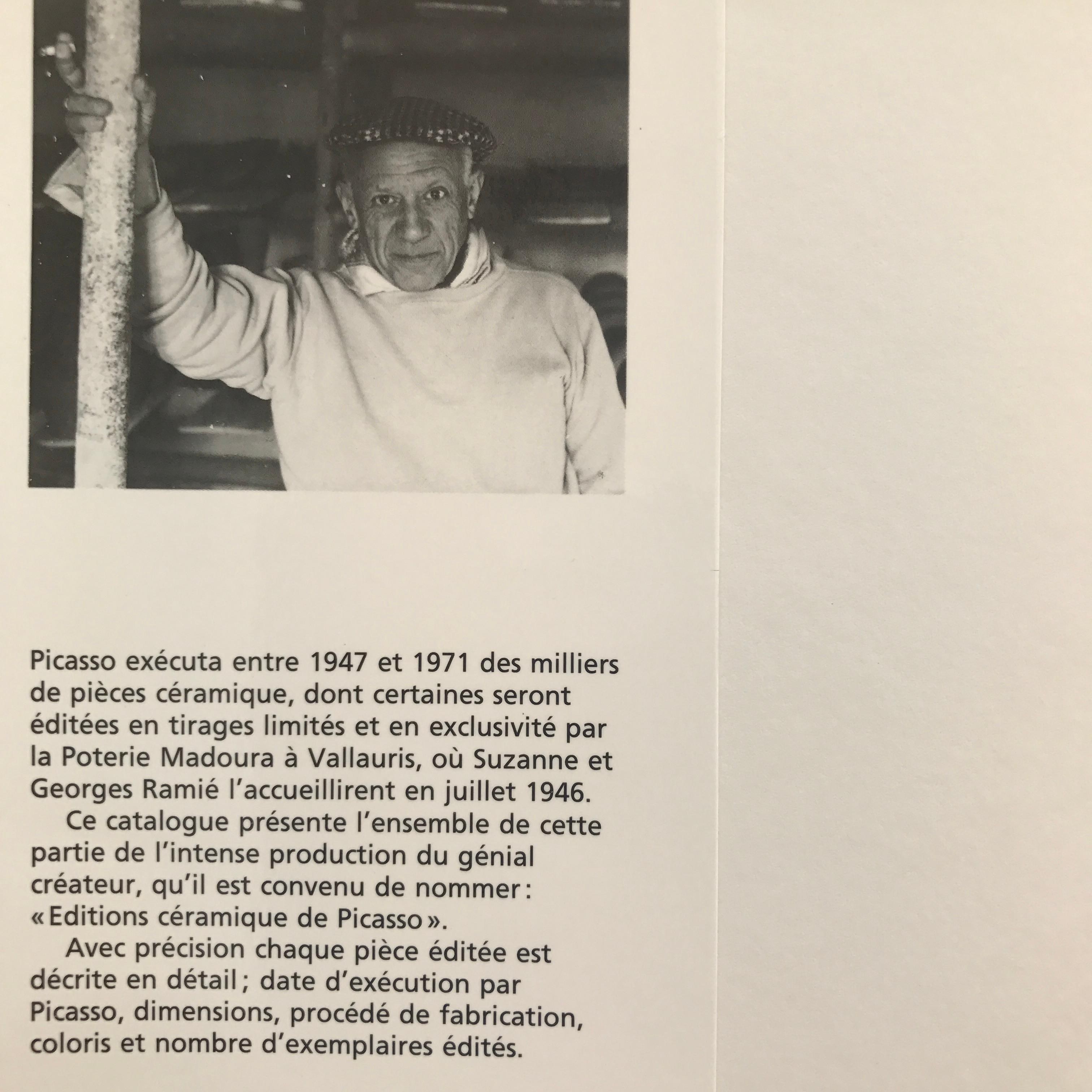 Pablo Picasso Ceramics Bowl 