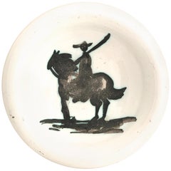 Pablo Picasso Ceramics Bowl "Bullfighter", circa 1952, France