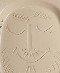 Pablo Picasso Ceramics Plate Authentic Production Limited Edition