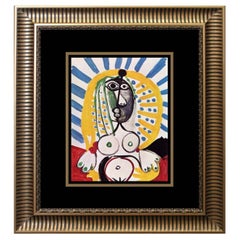 Pablo Picasso Color Plate Lithograph Original Artwork Limited Edition 1966