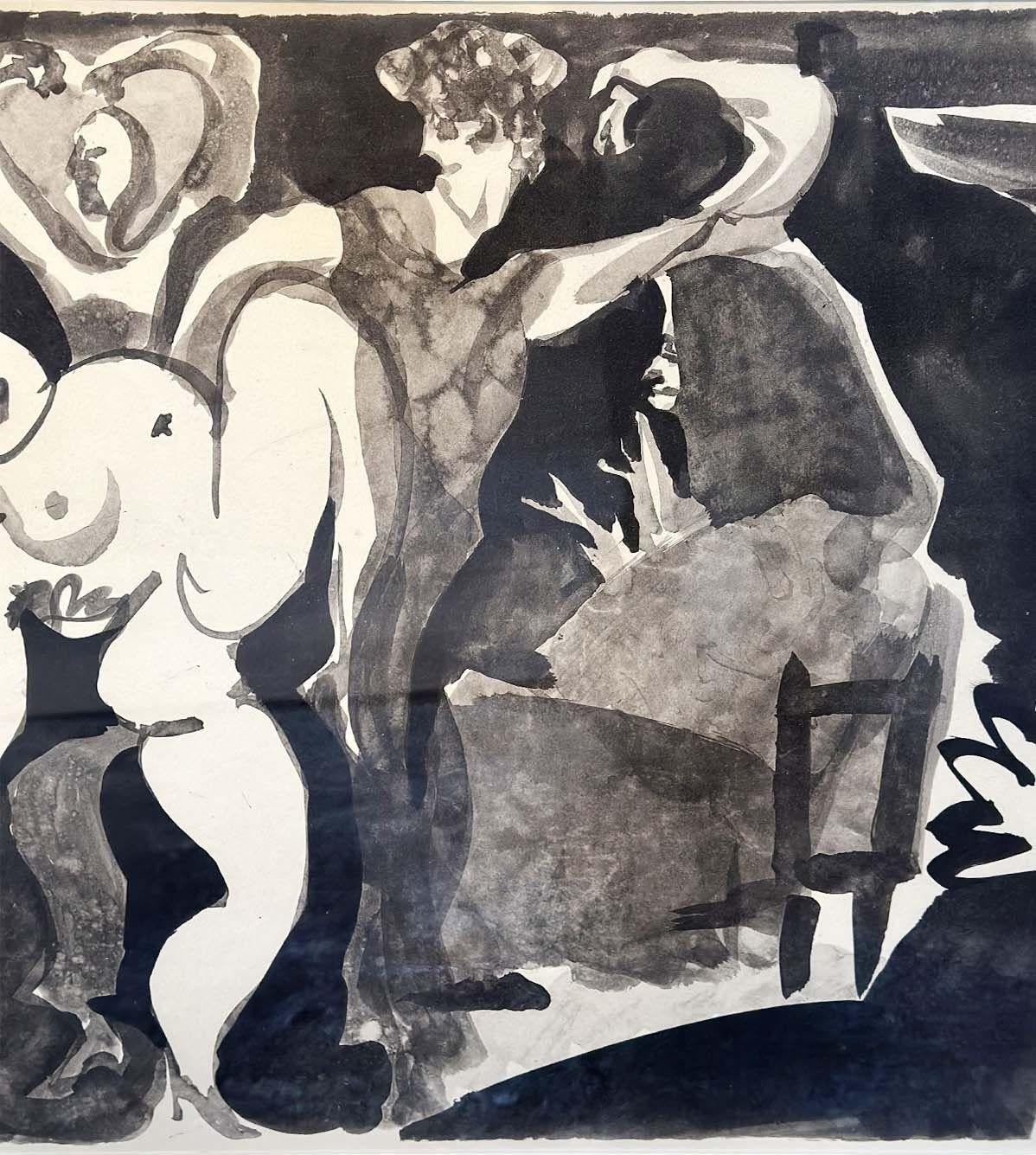 Lithographie « Dancing Woman » (Femme endormie), Pablo Picasso, 1960 Bon état - En vente à Los Angeles, CA