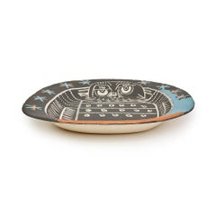 Pablo Picasso Dish, Hibou Mat/Matte Owl, 1955 'A.R.284'