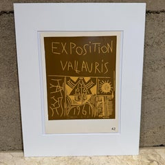 Pablo Picasso Exposition Vallauris Poster 1961