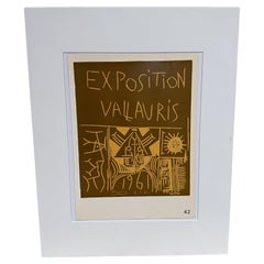 Pablo Picasso Exposition Vallauris Poster 1961