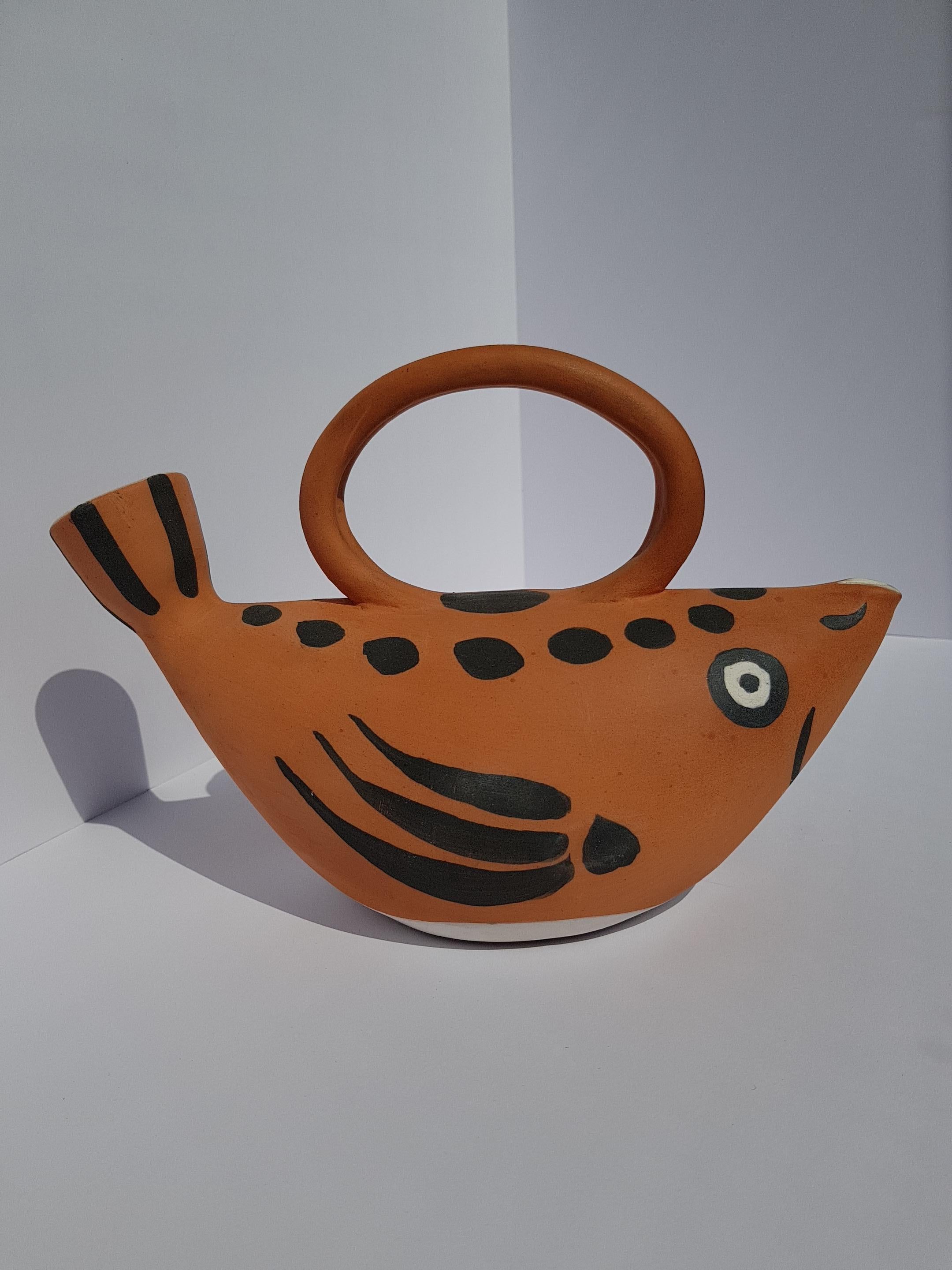 Pichet Poisson Madoura Ceramics en édition limitée AR 139 de Pablo Picasso en vente 8