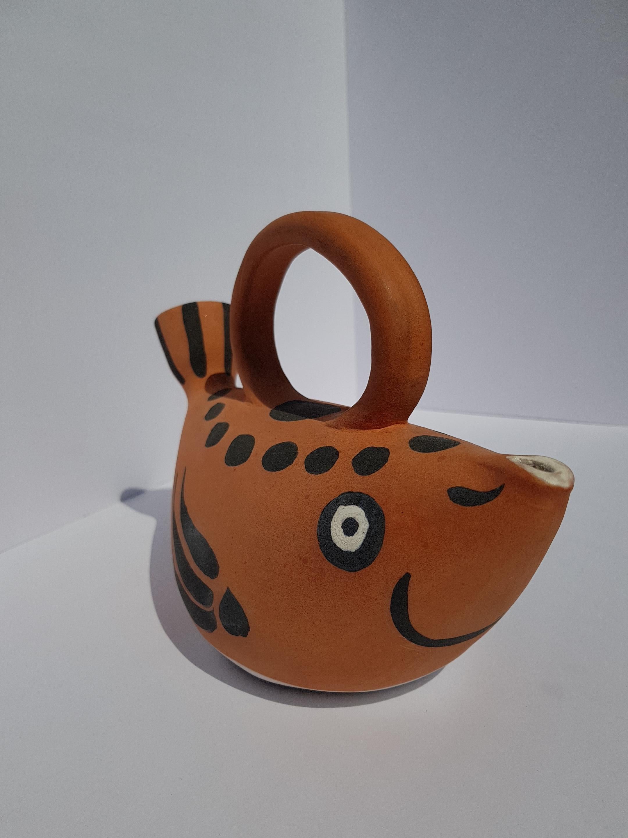 Pichet Poisson Madoura Ceramics en édition limitée AR 139 de Pablo Picasso en vente 9