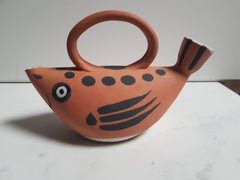 Pablo Picasso Fish Sujet Poisson Madoura Ceramics Limited Edition Pitcher AR 139