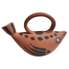 Pablo Picasso Fish Sujet Poisson Madoura Ceramics Limited Edition Pitcher AR 139
