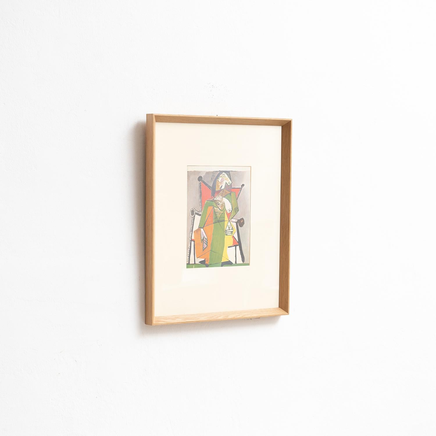 Mid-Century Modern Pablo Picasso Framed Artwork, Editions du Chene, 1943 For Sale