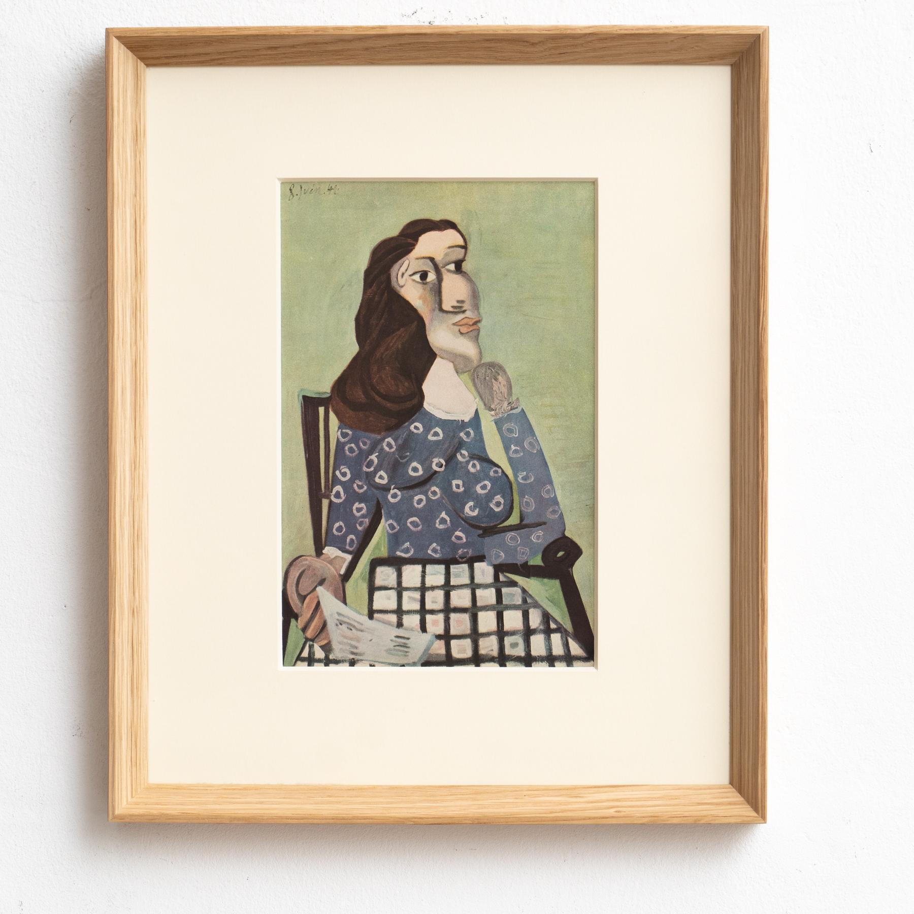 Pablo Picasso, opera d'arte incorniciata, Editions du Chene, 1943 In condizioni buone in vendita a Barcelona, Barcelona